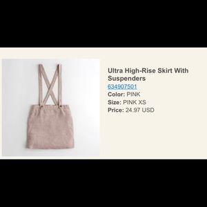 Hollister, high rise mini skirt